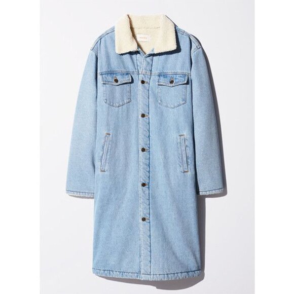Aritzia TNA Golden Denim Coat - Picture 4 of 11